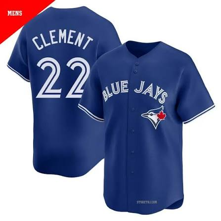 Men Toronto Blue Jays #22 Ernie Clement Blue Alternate 2025 MLB Cool base Jersey
