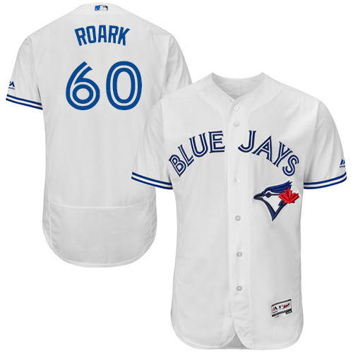 Blue Jays #60 Tanner Roark White Flexbase Authentic Collection Stitched MLB Jersey Blue Jays #60 Tanner Roark White Flexbase Authentic Collection Stitched MLB Jersey