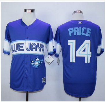 Toronto Blue Jays #14 David Price Blue Exclusive New Cool Base Stitched MLB Jersey