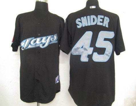 MLB Jerseys Toronto Blue Jays 45 Snider Black