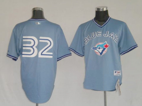 Toronto Blue Jays #32 Roy Halladay Blue Jersey