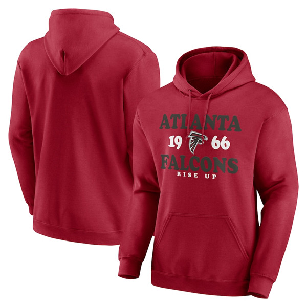 Men's Atlanta Falcons Red Fierce Competitor Pullover Hoodie Men's Atlanta Falcons Red Fierce Competitor Pullover Hoodie