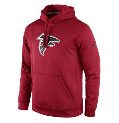 Atlanta Falcons Nike KO Logo Essential Hoodie Red Atlanta Falcons Nike KO Logo Essential Hoodie Red