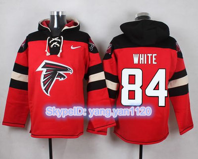 Nike Falcons #84 Roddy White Red Player Pullover NFL Hoodie Nike Falcons #84 Roddy White Red Player Pullover NFL Hoodie