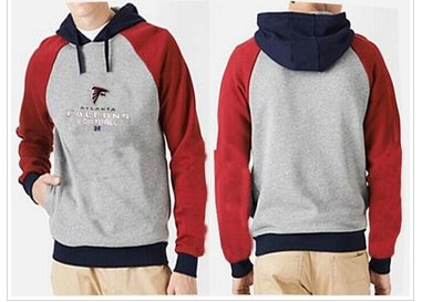 Atlanta Falcons Critical Victory Pullover Hoodie Grey & Red Atlanta Falcons Critical Victory Pullover Hoodie Grey & Red