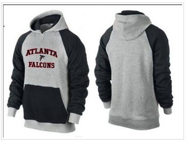 Atlanta Falcons Heart & Soul Pullover Hoodie Grey & Black Atlanta Falcons Heart & Soul Pullover Hoodie Grey & Black