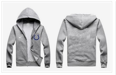 New Indianapolis Colts Authentic Logo Hoodie Grey