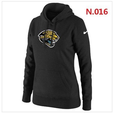 Women's Jacksonville Jaguars Logo Pullover Hoodie Black