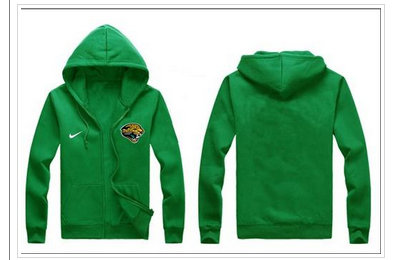 NEW Jacksonville Jaguars Authentic Logo Hoodie Green