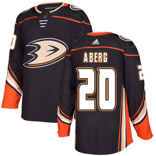 Adidas Ducks #20 Pontus Aberg Black Home Authentic Stitched NHL Jersey Adidas Ducks #20 Pontus Aberg Black Home Authentic Stitched NHL Jersey