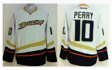 Anaheim Ducks #10 Corey Perry White Stitched NHL Jersey Anaheim Ducks #10 Corey Perry White Stitched NHL Jersey
