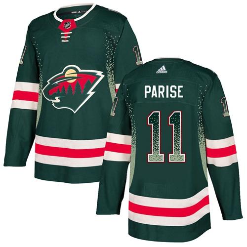 Adidas Wild #11 Zach Parise Green Home Authentic Drift Fashion Stitched NHL Jersey Adidas Wild #11 Zach Parise Green Home Authentic Drift Fashion Stitched NHL Jersey