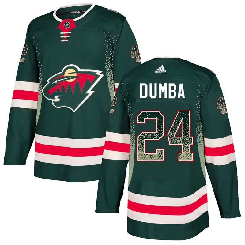 Wild 24 Matt Dumba Green Drift Fashion Adidas Jersey Wild 24 Matt Dumba Green Drift Fashion Adidas Jersey