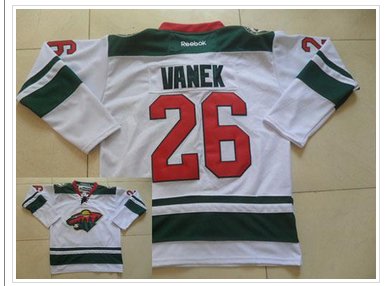 Minnesota Wild #26 Thomas Vanek White NHL Jersey