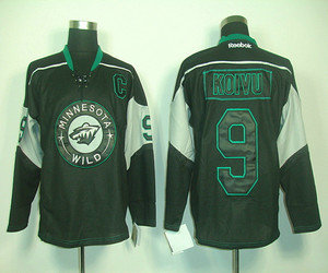 Minnesota Wild 9 Koiyu black ice nhl jerseys Minnesota Wild 9 Koiyu black ice nhl jerseys