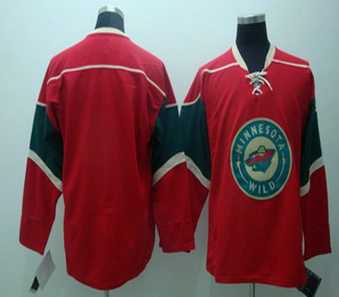 Minnesota Wild Blank Red Jerseys Minnesota Wild Blank Red Jerseys