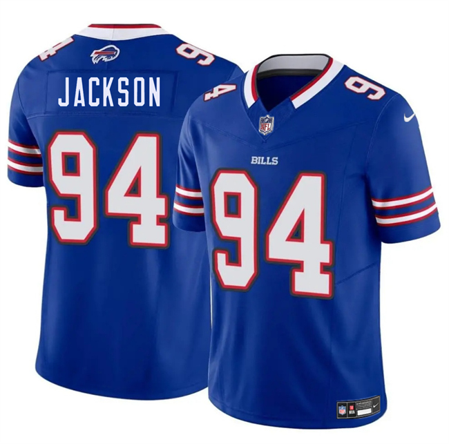 Men's Buffalo Bills #94 Landon Jackson Blue 2025 Draft F.U.S.E. Vapor Untouchable Limited Stitched Football Jersey Men's Buffalo Bills #94 Landon Jackson Blue 2025 Draft F.U.S.E. Vapor Untouchable Limited Stitched Football Jersey