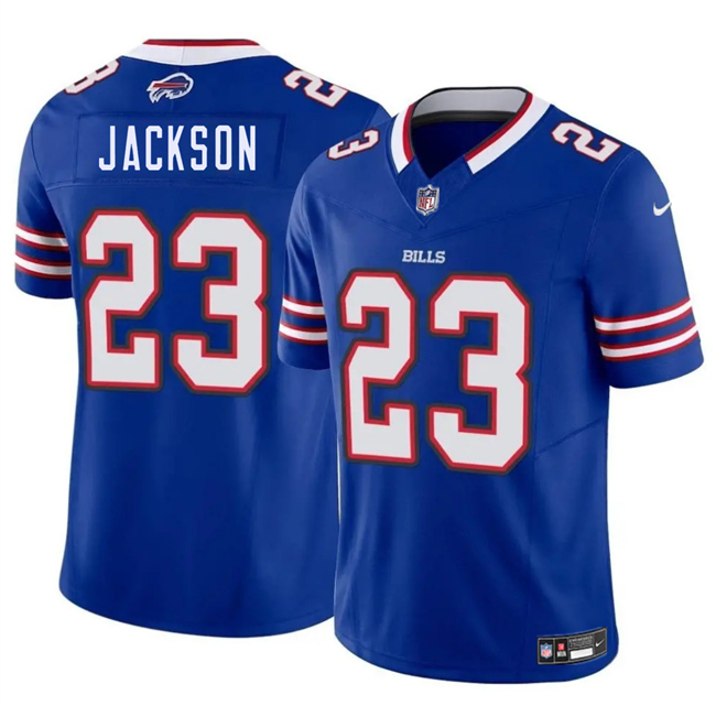 Men's Buffalo Bills #23 Dane Jackson Blue 2025 F.U.S.E. Vapor Untouchable Limited Stitched Football Jersey Men's Buffalo Bills #23 Dane Jackson Blue 2025 F.U.S.E. Vapor Untouchable Limited Stitched Football Jersey