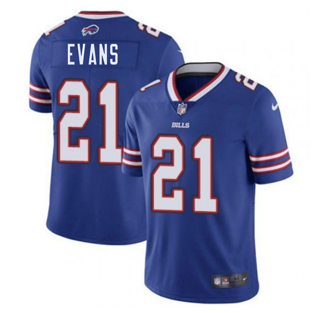 Men's Buffalo Bills #21 Darrynton Evans Blue 2025 Vapor Untouchable Limited Stitched Football Jersey Men's Buffalo Bills #21 Darrynton Evans Blue 2025 Vapor Untouchable Limited Stitched Football Jersey