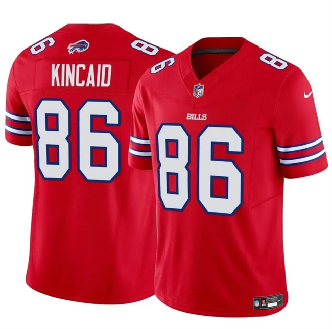Men's Buffalo Bills #86 Dalton Kincaid Red 2024 F.U.S.E. Vapor Untouchable Limited Stitched Football Jersey Men's Buffalo Bills #86 Dalton Kincaid Red 2024 F.U.S.E. Vapor Untouchable Limited Stitched Football Jersey