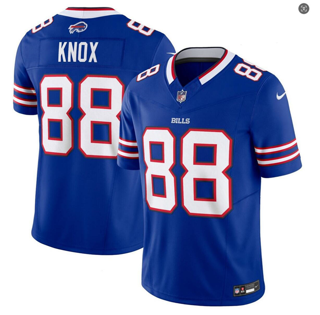 Men's Buffalo Bills #88 KNOX Royal 2024 F.U.S.E. Vapor Untouchable Limited Stitched Football Jersey