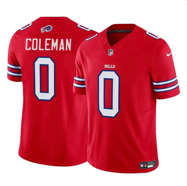 Men's Buffalo Bills #0 Keon Coleman Red 2024 Draft F.U.S.E. Vapor Untouchable Limited Stitched Football Jersey Men's Buffalo Bills #0 Keon Coleman Red 2024 Draft F.U.S.E. Vapor Untouchable Limited Stitched Football Jersey