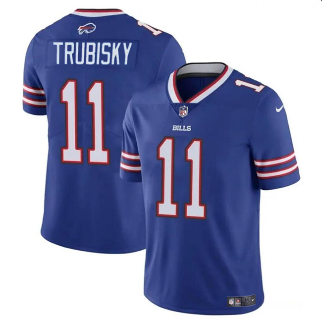 Men's Buffalo Bills #11 Mitch Trubisky Blue Vapor Untouchable Limited Stitched Football Jersey Men's Buffalo Bills #11 Mitch Trubisky Blue Vapor Untouchable Limited Stitched Football Jersey
