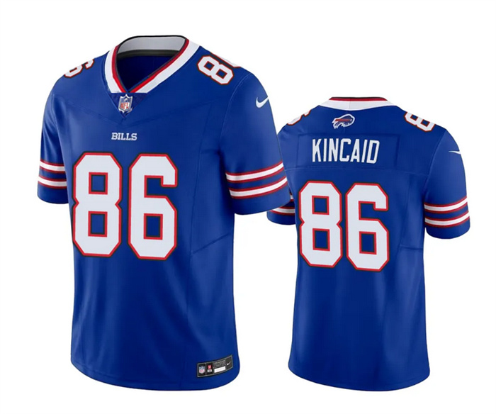 Men's Buffalo Bills #86 Dalton Kincaid Blue 2023 Draft Vapor Untouchable Limited Stitched Jersey Men's Buffalo Bills #86 Dalton Kincaid Blue 2023 Draft Vapor Untouchable Limited Stitched Jersey