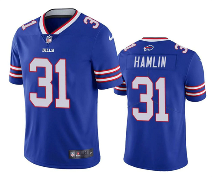 Men's Buffalo Bills #31 Damar Hamlin Blue Vapor Untouchable Limited Stitched Jersey Men's Buffalo Bills #31 Damar Hamlin Blue Vapor Untouchable Limited Stitched Jersey
