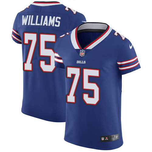Nike Bills #75 Daryl Williams Royal Blue Team Color Men's Stitched NFL Vapor Untouchable Elite Jersey Nike Bills #75 Daryl Williams Royal Blue Team Color Men's Stitched NFL Vapor Untouchable Elite Jersey