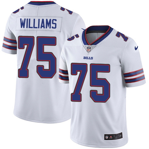 Nike Bills #75 Daryl Williams White Men's Stitched NFL Vapor Untouchable Limited Jersey Nike Bills #75 Daryl Williams White Men's Stitched NFL Vapor Untouchable Limited Jersey