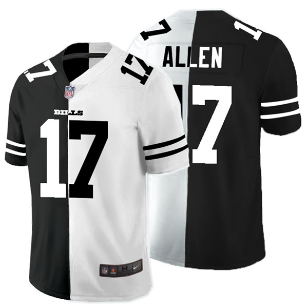 Nike Bills 17 Josh Allen Black And White Split Vapor Untouchable Limited Jersey Nike Bills 17 Josh Allen Black And White Split Vapor Untouchable Limited Jersey