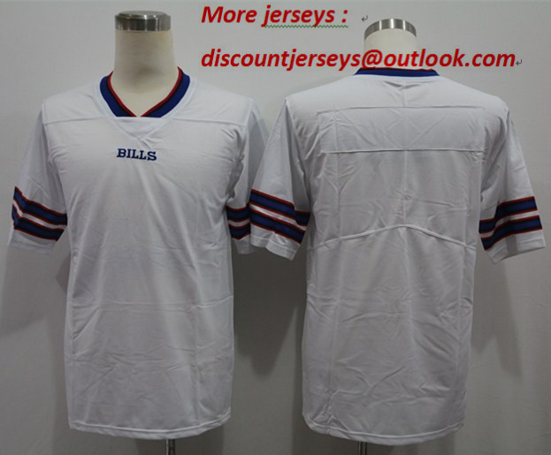 Nike Bills Blank White Vapor Untouchable Limited Jersey