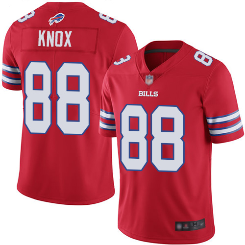 Bills #88 Dawson Knox Red Men's Stitched Football Limited Rush Jersey Bills #88 Dawson Knox Red Men's Stitched Football Limited Rush Jersey