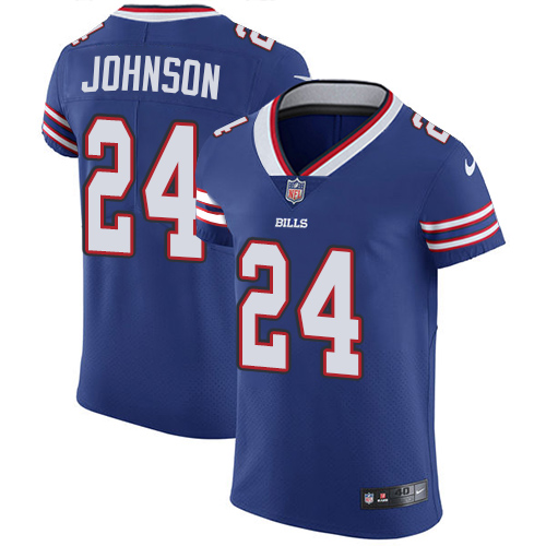 Nike Bills #24 Taron Johnson Royal Blue Team Color Men's Stitched NFL Vapor Untouchable Elite Jersey Nike Bills #24 Taron Johnson Royal Blue Team Color Men's Stitched NFL Vapor Untouchable Elite Jersey