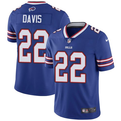 Nike Bills #22 Vontae Davis Royal Blue Team Color Men's Stitched NFL Vapor Untouchable Limited Jersey Nike Bills #22 Vontae Davis Royal Blue Team Color Men's Stitched NFL Vapor Untouchable Limited Jersey