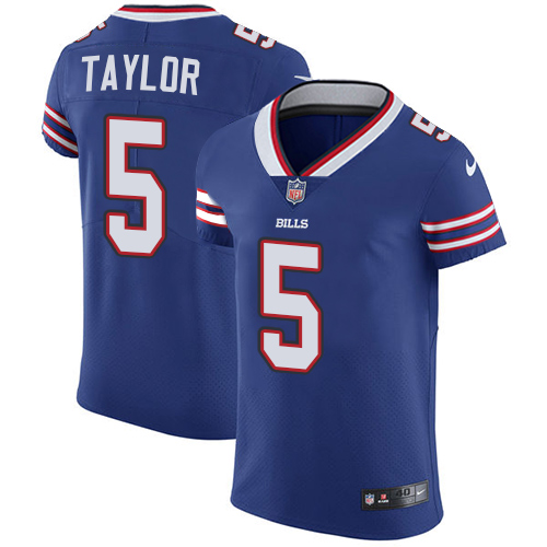 Nike Bills #5 Tyrod Taylor Royal Blue Team Color Men's Stitched NFL Vapor Untouchable Elite Jersey Nike Bills #5 Tyrod Taylor Royal Blue Team Color Men's Stitched NFL Vapor Untouchable Elite Jersey