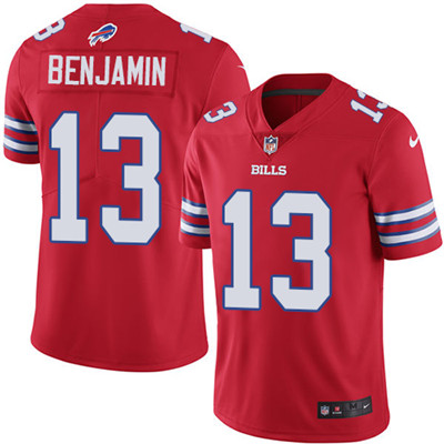 Nike Bills #13 Kelvin Benjamin Red Men's Stitched NFL Limited Rush Jersey Nike Bills #13 Kelvin Benjamin Red Men's Stitched NFL Limited Rush Jersey