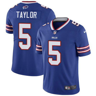Nike Bills #5 Tyrod Taylor Royal Blue Team Color Men's Stitched NFL Vapor Untouchable Limited Jersey Nike Bills #5 Tyrod Taylor Royal Blue Team Color Men's Stitched NFL Vapor Untouchable Limited Jersey