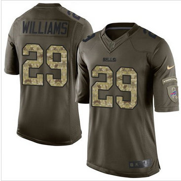 Nike Buffalo Bills #29 Karlos Williams Green Men's Stitched NFL Limited Salute To Service Jersey Nike Buffalo Bills #29 Karlos Williams Green Men's Stitched NFL Limited Salute To Service Jersey