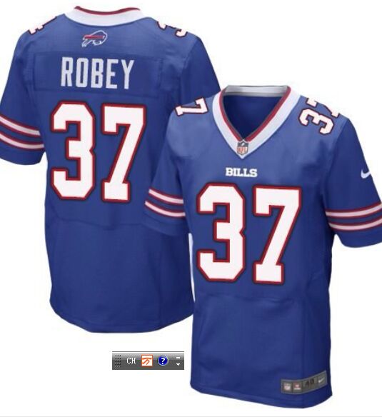 Buffalo Bills#37 ROBEY NFL eltie jerseys