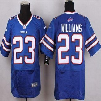 New Buffalo Bills #23 Aaron Williams Royal Blue Team Color Men's Stitched NFL New Elite Jersey