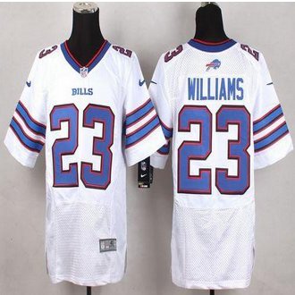 New Buffalo Bills #23 Aaron Williams White Men's Stitched NFL New Elite Jersey