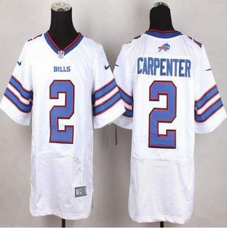 New Buffalo Bills #2 Dan Carpenter White Men's Stitched NFL New Elite Jersey New Buffalo Bills #2 Dan Carpenter White Men's Stitched NFL New Elite Jersey