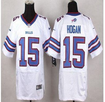 New Buffalo Bills #15 Chris Hogan White Men's Stitched NFL New Elite Jersey