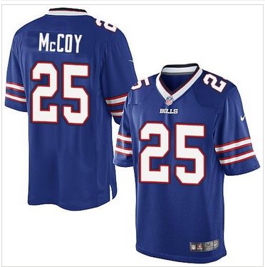 NEW Buffalo Bills #25 LeSean McCoy Royal Blue Team Color Men's Stitched NFL New Limited jersey