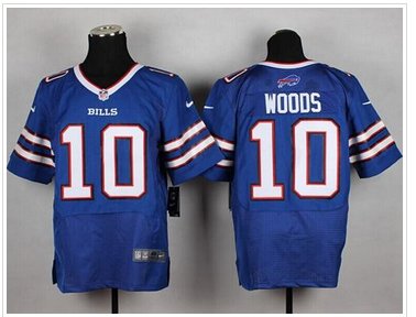 NEW Buffalo Bills #10 Robert Woods Royal Blue Team Color NFL New Elite Jersey