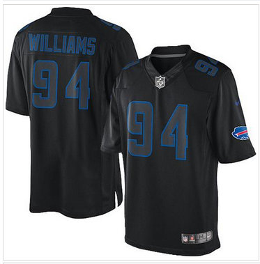 New Buffalo Bills #94 Mario Williams Black NFL Impact Limited Jersey