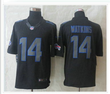 New Buffalo Bills #14 Sammy Watkins Impact Limited Black Jerseys New Buffalo Bills #14 Sammy Watkins Impact Limited Black Jerseys