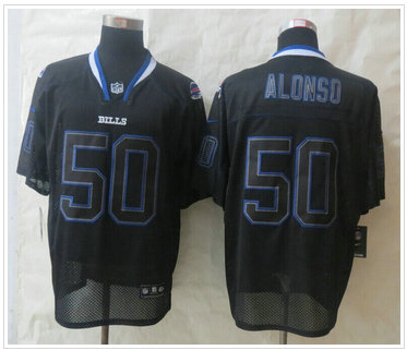 New Buffalo Bills #50 Kiko Alonso Lights Out Black Elite Jersey New Buffalo Bills #50 Kiko Alonso Lights Out Black Elite Jersey